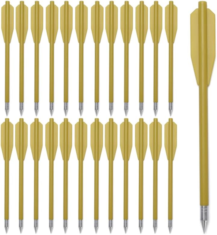 TY Archery 60PCS 6.3 Inch 50-80LB Mini Archery Crossbow Bolts Set with Sharp Metal Tip, Reusable Durable Arrow Dart for Shooting Target Practice, Outdoor Fishing, Small Hunting Game - Image 2